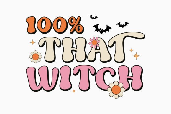 100 That Witch Halloween Retro: A Must-Have for Graphics and Crafts