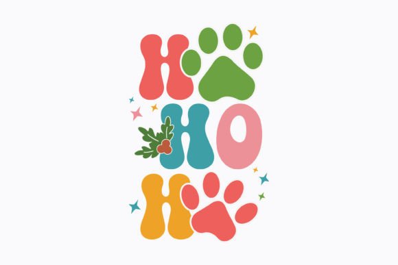 Christmas Dog Ho Ho Ho Retro Svg: A Must for Graphics & Crafts