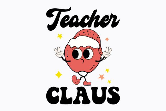 Christmas Teacher Claus Retro Svg: A Versatile Graphics Asset for Crafts