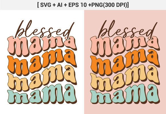 Free Mama Mothers Day Retro Sublimation for Crafts and Graphics
