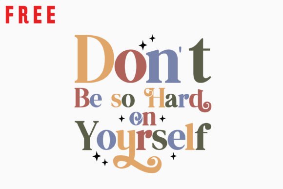 Free Retro Mental Health Quotes SVG for Creative Graphics