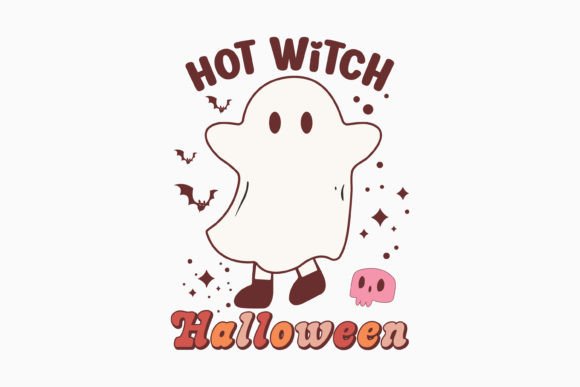 Halloween Hot Witch Retro Svg for Crafts and Graphics