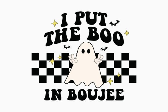 Halloween I Put the Boo in Retro Svg for Graphics & Crafts