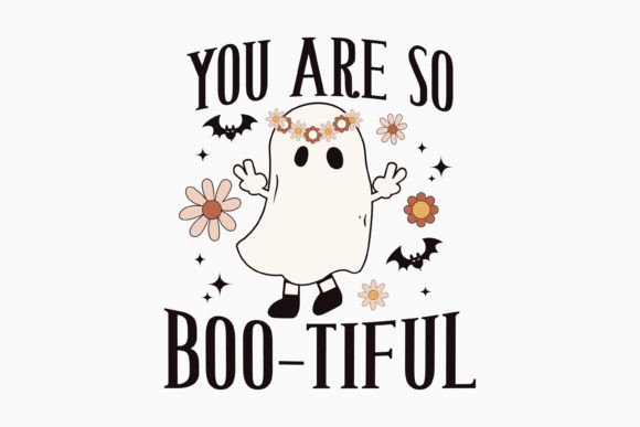Halloween You Are so Bootiful Retro Svg for Crafts & Graphics