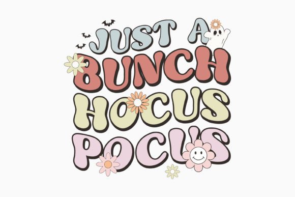 Just a Bunch Hocus Pocus: A Retro Halloween Graphics Gem for Crafts