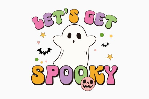 Let's Get Spooky Halloween Retro: A Crafty Graphic Gem