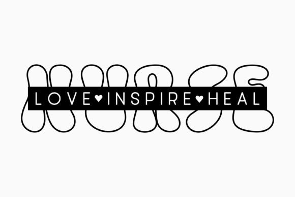 Nurse Love: A Charming Graphics Asset for Crafts