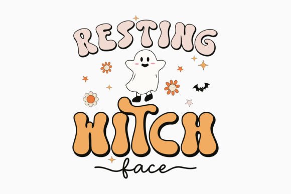 Resting Witch Face Halloween: A Must-Have for Graphics and Crafts