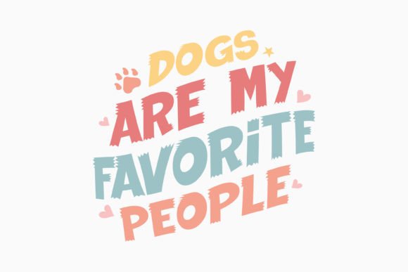 Retro Dog Quote for Crafts and Graphics