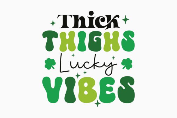 Retro Lucky Vibes: A Perfect St. Patricks Day Graphics for Crafts