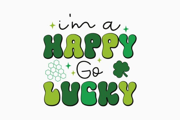Retro St. Patricks Day Quote SVG for Embroidery