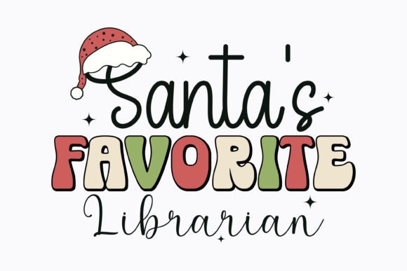 Review: Santa Favorite Librarian Retro Svg for Graphics and Crafts